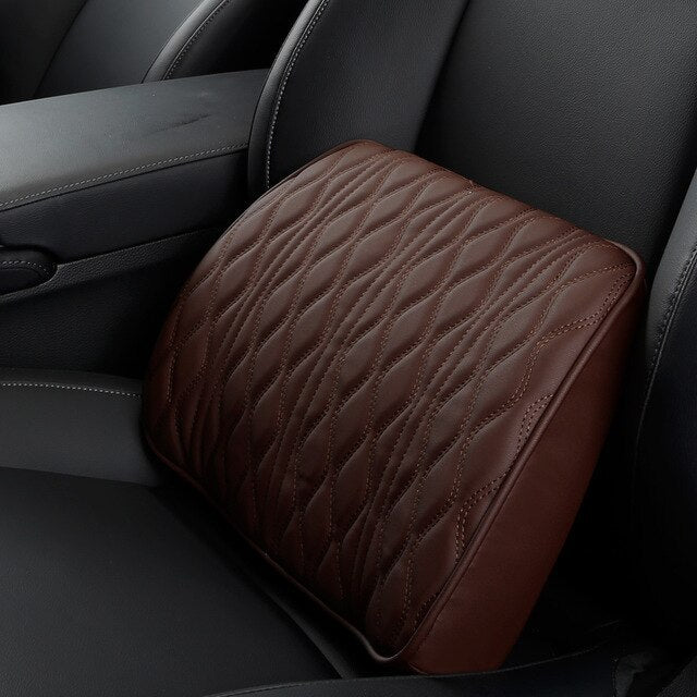 Car Headrest and Lumbar Support Set – Universal Neck Pillow, Backrest, and Seat Cushion