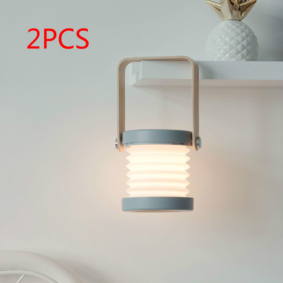 Foldable Touch Dimmable LED Night Light – Portable, USB rechargeable lantern for reading and home décor.