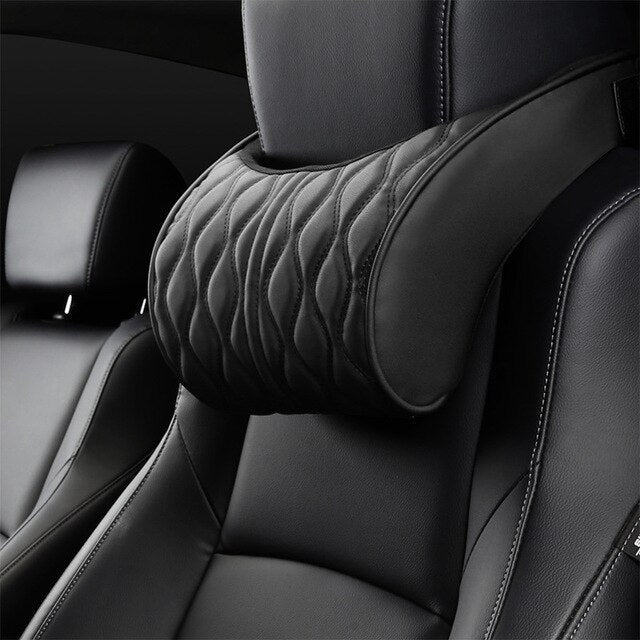 Car Headrest and Lumbar Support Set – Universal Neck Pillow, Backrest, and Seat Cushion