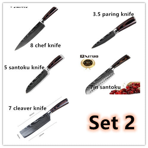 Carpenter's Special Kitchen Knife Set includes chef and cooking knives for versatile kitchen use.