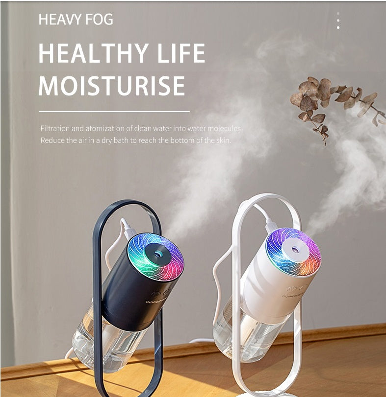 Magic Shadow USB Humidifier – Ultrasonic Mist Maker with Night Light & Air Purifier