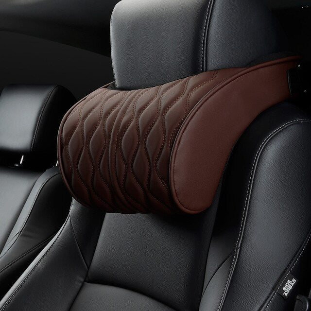 Car Headrest and Lumbar Support Set – Universal Neck Pillow, Backrest, and Seat Cushion