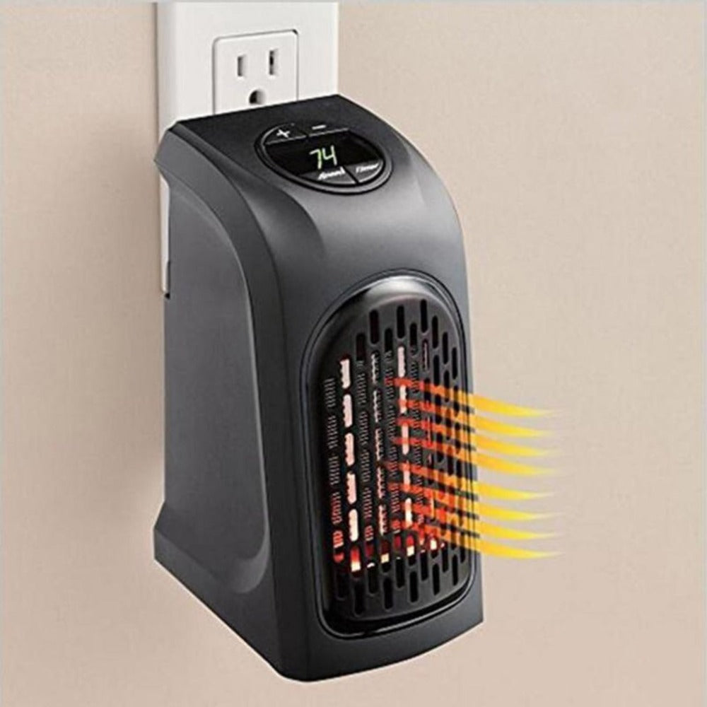 Mini Electric Ceramic Heater – Portable Fan for Home, Office & Camping