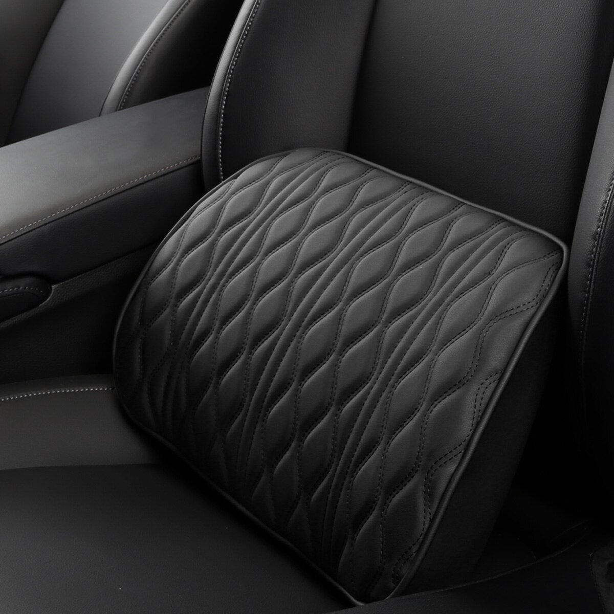 Car Headrest and Lumbar Support Set – Universal Neck Pillow, Backrest, and Seat Cushion