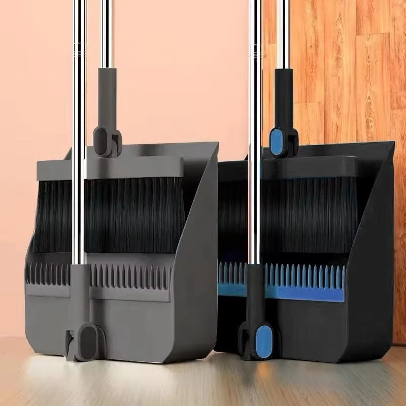 Household Broom and Dustpan Set