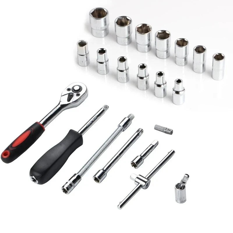 46-Piece Car Repair Tool Kit: