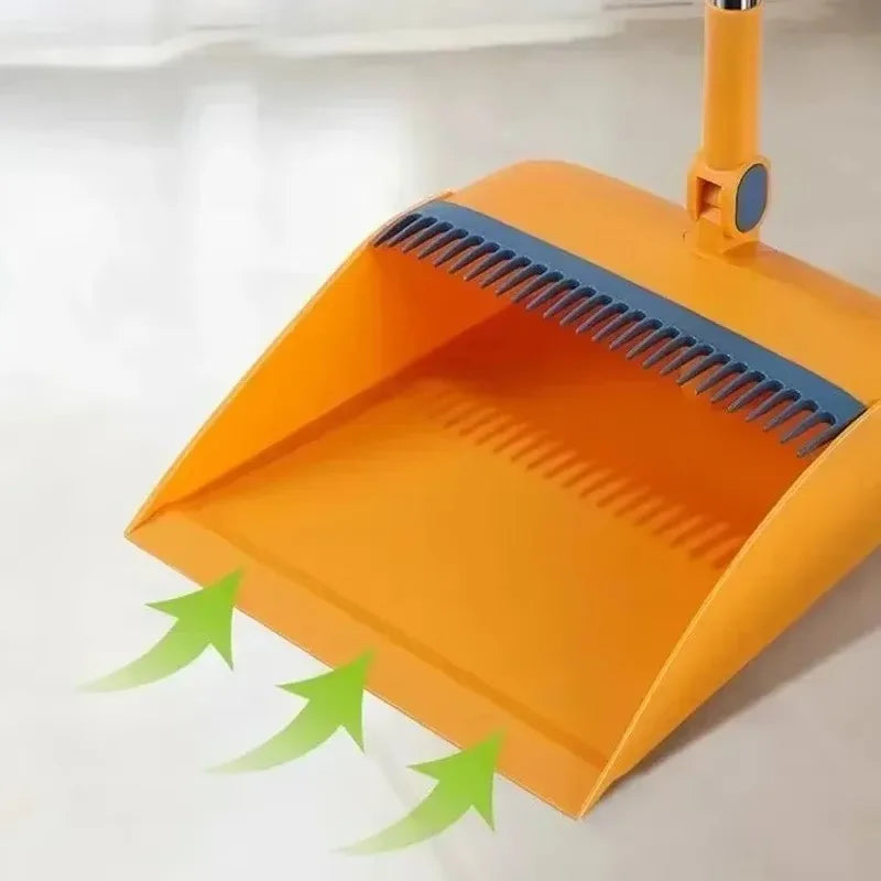 Household Broom and Dustpan Set