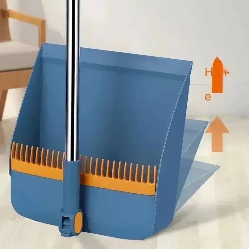 Household Broom and Dustpan Set